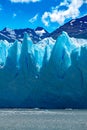 glacial landscape of Perito Moreno in Pampa Argentina