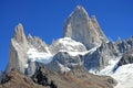 Glacial mountain landscape in Patagonia