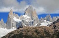 Glacial mountain landscape in Patagonia