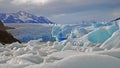 Glacial mountain landscape in Patagonia