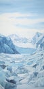Glacier Painting: Precise Architecture With Whistlerian Style