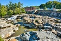 Glacial potholes of the Deerfield River in Shelburne Falls, MA