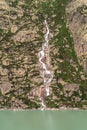 A glacial stream at Grimselsee Royalty Free Stock Photo