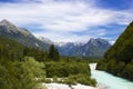 Glacial valley Royalty Free Stock Photo