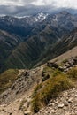 Glacial valley in Kaikoura Ranges