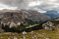 Glacial valley in Puez-Geisler Nature Park