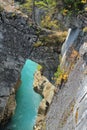 Kootenay National Park with Natural Bridge in Marble Canyon, Canadian Rocky Mountains, British Columbia Royalty Free Stock Photo