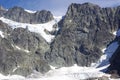 Glaciated massif Mount Shuksan Royalty Free Stock Photo