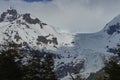 Glacier along the Carretera Austral in Patagonia Royalty Free Stock Photo