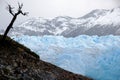 Glacier in the Andes Royalty Free Stock Photo