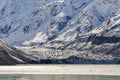 Glacier in Aoraki/Mount Cook National Park, New Zealand Royalty Free Stock Photo