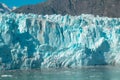 Glacier bay in Alaska. Global warming environmental problem. Blue glacier. Cruise travel. Royalty Free Stock Photo