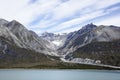 Glacier Bay Mountainous Landscape With Glacier Royalty Free Stock Photo