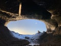 Glacier cave in Iceland Royalty Free Stock Photo