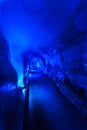 The glacier cave in Mt. Titlis area. Royalty Free Stock Photo