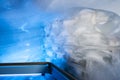 Glacier cave tunnel at Mount Titlis Royalty Free Stock Photo