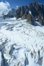 Glacier Crevasse Royalty Free Stock Photo