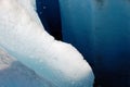 Glacier crevice Royalty Free Stock Photo