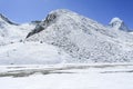 Glacier beside of everest basecamp from everest trek