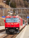 Glacier Express locomotive Royalty Free Stock Photo