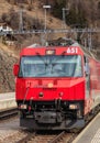 Glacier Express locomotive Royalty Free Stock Photo