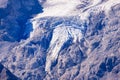 glacier of Gran Zebru Solda South Tyrol, Italy melting due to global warming and climate change Royalty Free Stock Photo