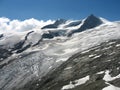 Glacier of grossvenediger Royalty Free Stock Photo