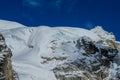 Glacier in high mountains in Himalayas