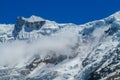 Glacier in high mountains in Himalayas