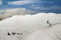 Glacier hiking activity in Alaska Royalty Free Stock Photo