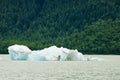 Glacier Ice in Juneau Alaska