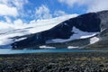 Glacier at jotunheimen in norway