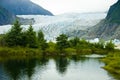 Glacier in Juneau Alaska Royalty Free Stock Photo