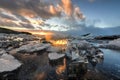 Glacier lagoon, Jokulsarlon, Iceland Royalty Free Stock Photo