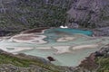 Glacier lake at the Pasterze glacier in the Austrian Alps. Royalty Free Stock Photo
