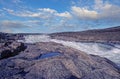 Glacier melt on Ellesmere Island in Canadian High Arctic