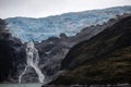 Glacier melting in Patagonia Argentina