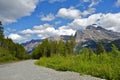 Glacier Montana Road Royalty Free Stock Photo