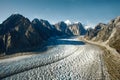 Glacier and Mount McKinley Royalty Free Stock Photo