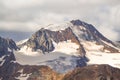 Glacier mount weisskugel palla bianca in the ÃÂ¶tztal alps in summer Royalty Free Stock Photo