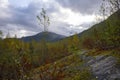 Glacier mountain in Kenai Fjords National Park, Alaska, USA Royalty Free Stock Photo