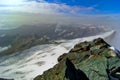 Glacier mountain summit.