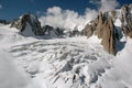 Glacier and mountains