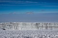 Glacier on Mt. Kilimanjaro Royalty Free Stock Photo