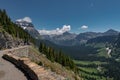Glacier National Park belong Going to the sun road Royalty Free Stock Photo