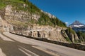 Glacier National Park belong Going to the sun road Royalty Free Stock Photo