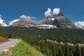 Glacier National Park belong Going to the sun road Royalty Free Stock Photo