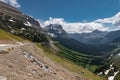 Glacier National Park belong Going to the sun road Royalty Free Stock Photo