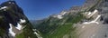 Glacier National Park, Going-to-the-Sun road, Montana, United States Royalty Free Stock Photo