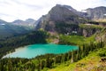 Glacier National Park Grinnel Lake Royalty Free Stock Photo